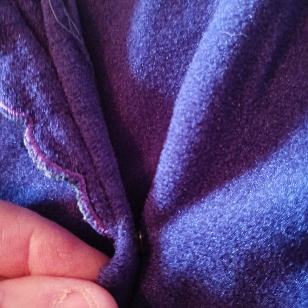 Vintage 90's Vanity Fair Purple Robe - Picture 10 of 15